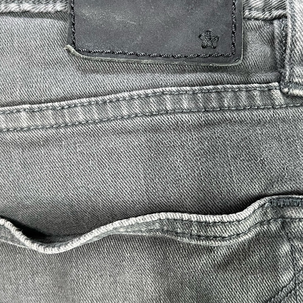John Varvatos Bowery Charcoal Gray Denim Jeans size 33X30  #20 - Picture 7 of 7